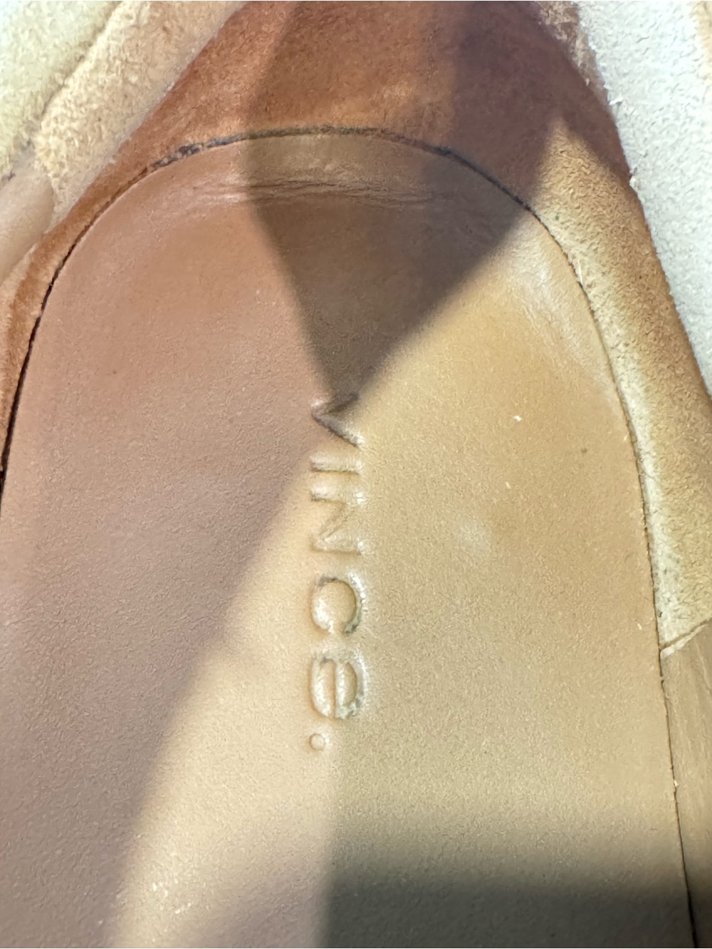 Vince Women's Suede Slip-On Sneakers in Cognac Sz 9 - Picture 11 of 14